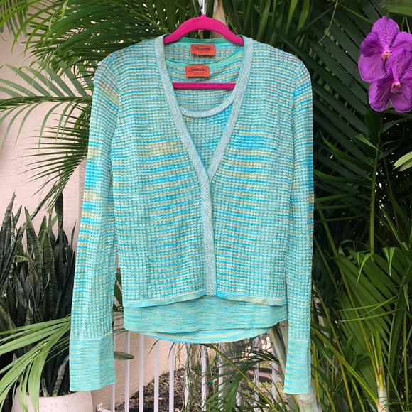 Missoni Sweaters - MISSONI TWO PIECE SET CARDIGAN &TANK SIZE 42